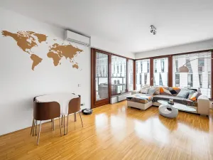 Pronájem bytu 2+kk, Praha - Karlín, Rohanské nábřeží, 67 m2