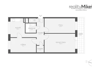 Prodej bytu 3+1, Železný Brod, Na Vápence, 73 m2