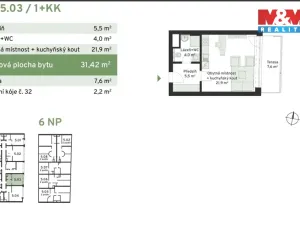 Prodej bytu 1+kk, České Budějovice - České Budějovice 6, Chelčického, 32 m2