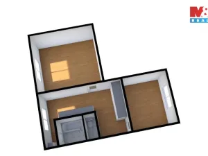 Prodej bytu 2+1, Klášterec nad Ohří, Školní, 50 m2