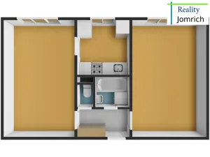 Pronájem bytu 2+1, Liberec, Školní, 45 m2