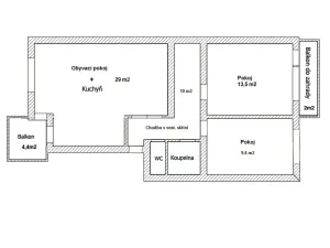 Pronájem bytu 3+kk, Brno, Mathonova, 65 m2