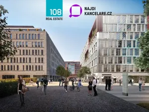 Pronájem kanceláře, Praha - Karlín, Rohanské nábřeží, 2000 m2