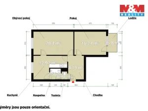 Prodej bytu 2+1, Karlovy Vary - Doubí, Modenská, 60 m2