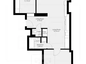 Pronájem bytu 3+kk, Praha - Vršovice, Amurská, 72 m2