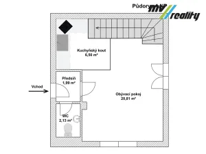 Prodej bytu 3+kk, Chotětov, 71 m2
