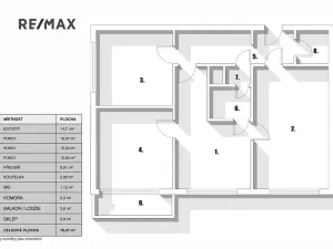 Prodej bytu 3+1, Praha - Malešice, Počernická, 72 m2