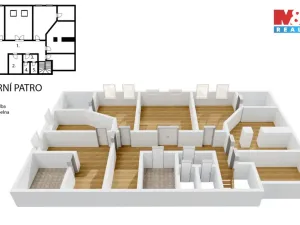 Pronájem kanceláře, Ostrava - Kunčičky, Škrobálkova, 173 m2