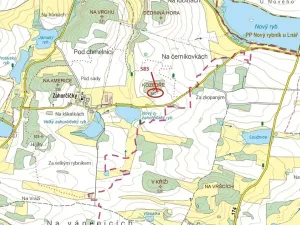 Dražba pozemku, Hradiště, 1221 m2