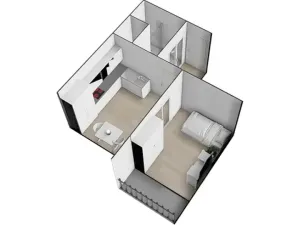 Pronájem bytu 1+1, Brno, Prokofjevova, 36 m2