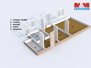 Prodej bytu 2+kk, Česká Skalice - Malá Skalice, Klicperova, 45 m2