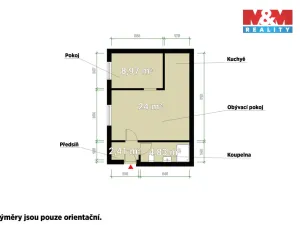 Prodej bytu 2+kk, Tlučná, Tlučenská kolonie, 40 m2