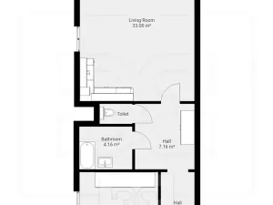 Pronájem bytu 2+kk, Liberec, 71 m2