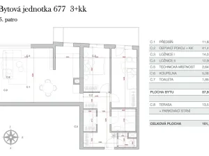 Prodej bytu 3+kk, Praha - Troja, Velká skála, 100 m2