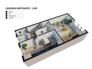 Prodej rodinného domu, Praha - Záběhlice, Podléšková, 128 m2