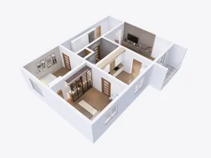 Pronájem bytu 3+1, Hanušovice, Zábřežská, 65 m2