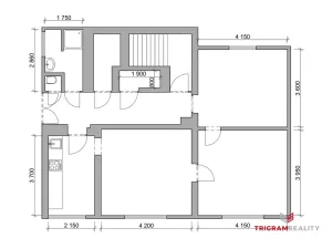 Pronájem bytu 3+1, Třebechovice pod Orebem, 75 m2