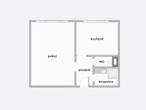 Prodej bytu 1+1, Plzeň - Jižní Předměstí, Čermákova, 39 m2