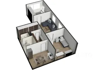 Prodej bytu 3+1, Písek, Na Stínadlech, 64 m2