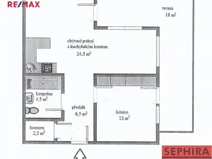 Pronájem bytu 2+kk, Praha - Stodůlky, Svitákova, 50 m2