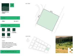 Prodej pozemku pro bydlení, Horní Planá, 843 m2