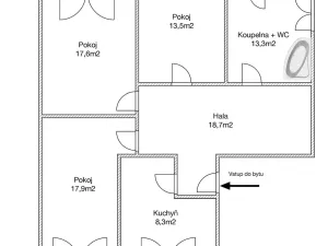 Pronájem bytu 3+1, Brno, Tůmova, 89 m2