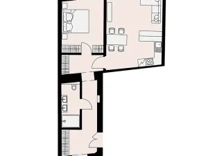 Pronájem bytu 2+kk, Praha, Myslíkova, 70 m2