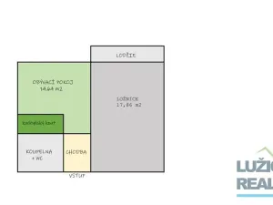 Prodej bytu 2+kk, Liberec, Halasova, 40 m2