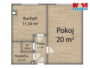 Prodej bytu 1+1, Plzeň - Jižní Předměstí, Čermákova, 43 m2