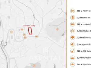 Prodej pozemku, Ostrava - Slezská Ostrava, Lanová, 20869 m2