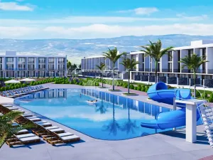 Prodej bytu 1+1, Trikomo, Kypr, 55 m2