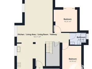 Prodej vily, Santa Maria, Kapverdy, 99 m2