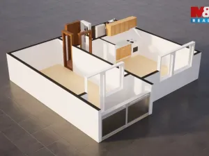 Prodej bytu 2+kk, Děčín - Děčín XXXII-Boletice nad Labem, Čsl. partyzánů, 41 m2