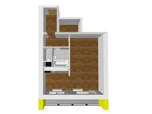 Pronájem bytu 1+1, Litvínov, Bezručova, 45 m2