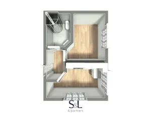 Pronájem bytu 2+kk, Nový Bor, Kalinova, 31 m2