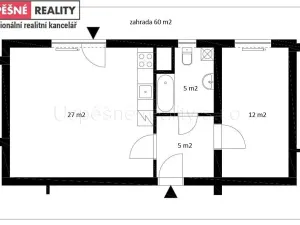 Prodej bytu 2+kk, Praha - Písnice, Švihovská, 49 m2