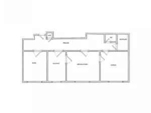 Pronájem bytu 3+1, Brno - Zábrdovice, Merhautova, 75 m2