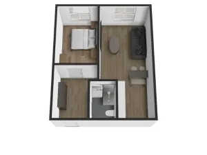 Pronájem bytu 2+kk, Teplice, Slovenská, 41 m2