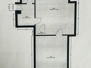 Pronájem bytu 2+kk, Jablonec nad Nisou, Lidická, 64 m2
