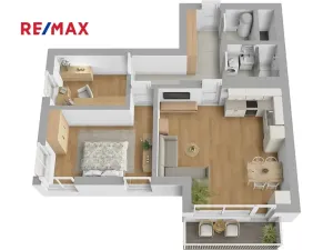 Pronájem bytu 3+kk, Jesenice, V Roháči I., 62 m2