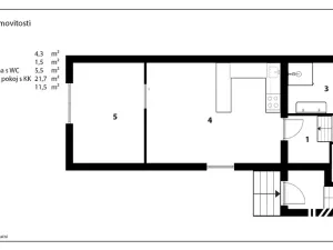 Prodej apartmánu, Mladé Buky, 133 m2