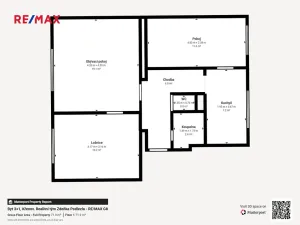 Prodej bytu 3+1, Křenov, 63 m2