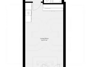 Pronájem bytu 1+kk, Praha - Hloubětín, Poděbradská, 37 m2