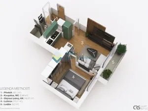 Prodej bytu 2+kk, Jičín, Sokolovská, 40 m2