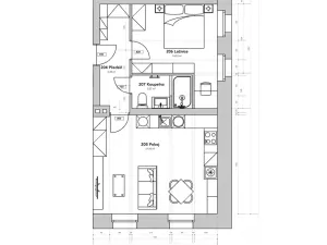 Pronájem bytu 2+kk, Plzeň, Dvorní, 63 m2