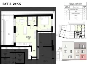 Prodej bytu 2+kk, Ivančice, 44 m2