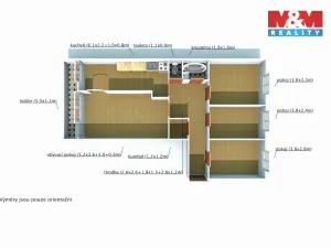 Prodej bytu 4+1, Hostomice, Dobříšská, 85 m2