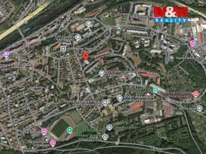 Pronájem bytu 1+kk, Karlovy Vary - Drahovice, Gagarinova, 20 m2