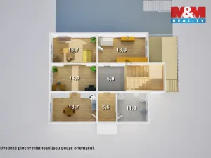 Prodej rodinného domu, Osek, Sokolská, 345 m2