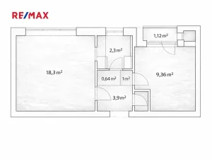 Prodej bytu 1+1, Brno, Tábor, 39 m2
